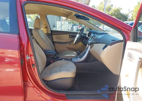 2011 Hyundai Elantra Gls (Ulsan Plant) from USA, damaged, VIN KMHDH4AE2BU093252